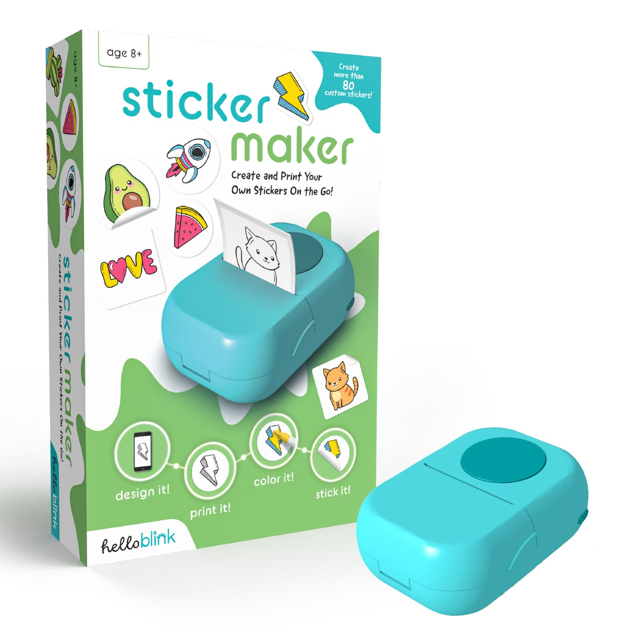 Hello Blink Sticker Maker – Create Your Own Stickers – Minimum Recommended Age I