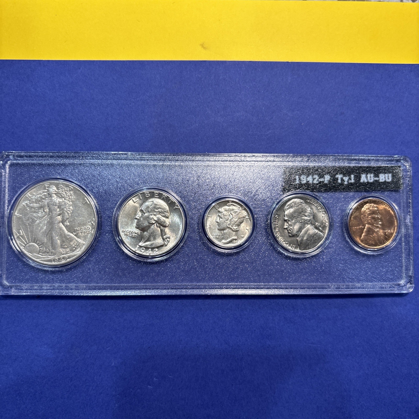 1942-P Ty. I AU-BU US Mint Set Nice High Quality Coins Check Out The Photos! A++