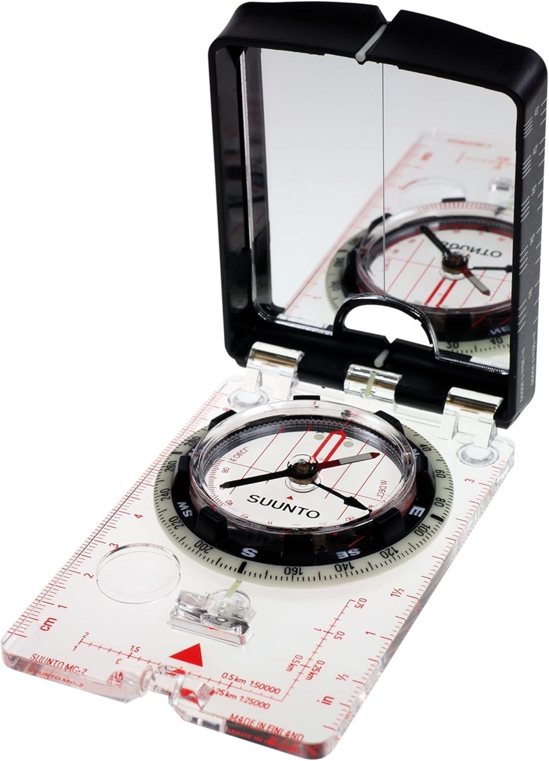 Professional Navigation Compass with Adjustable Liquid Fill & Metric Scales