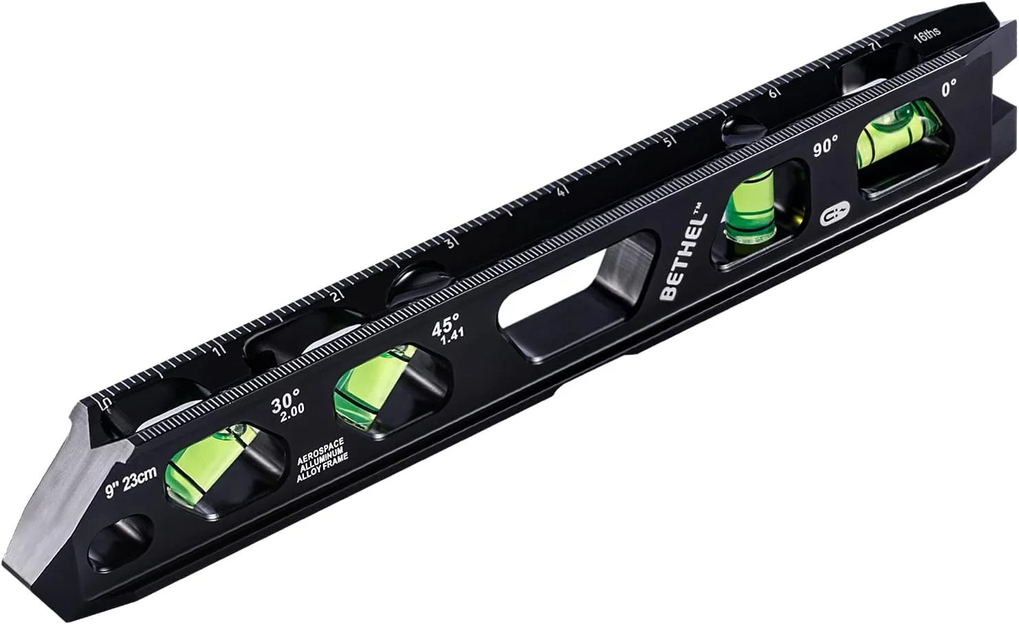 Torpedo Level, Magnetic Conduit Level with 4 Vials, V-Groove and Magnet Track,Al