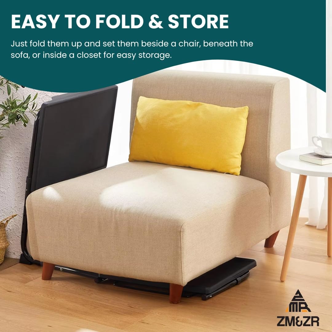 TV Tray – 6 Adjustable Height Levels & 3 Tilt Angles – Foldable Multipurpose ...
