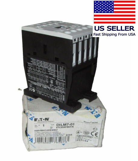NEW, MOELLER, EATON DIL M7-01, CONTACTOR 3 POLE, 50/60Hz 400/440vac Coil
