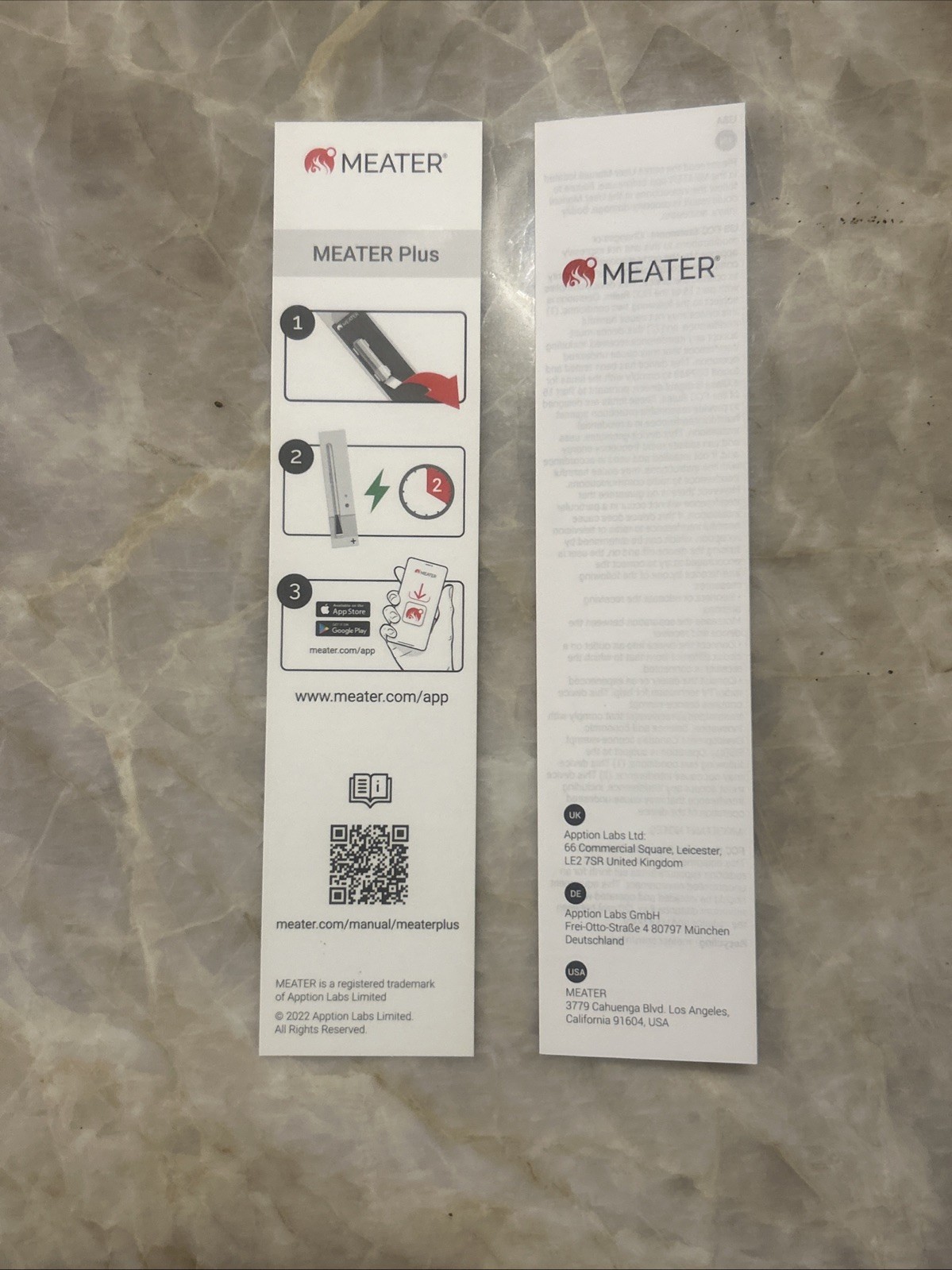 ( MEATER + ) Wireless Smart Meat Thermometer MT-MP01 - Bluetooth Probe & Dock
