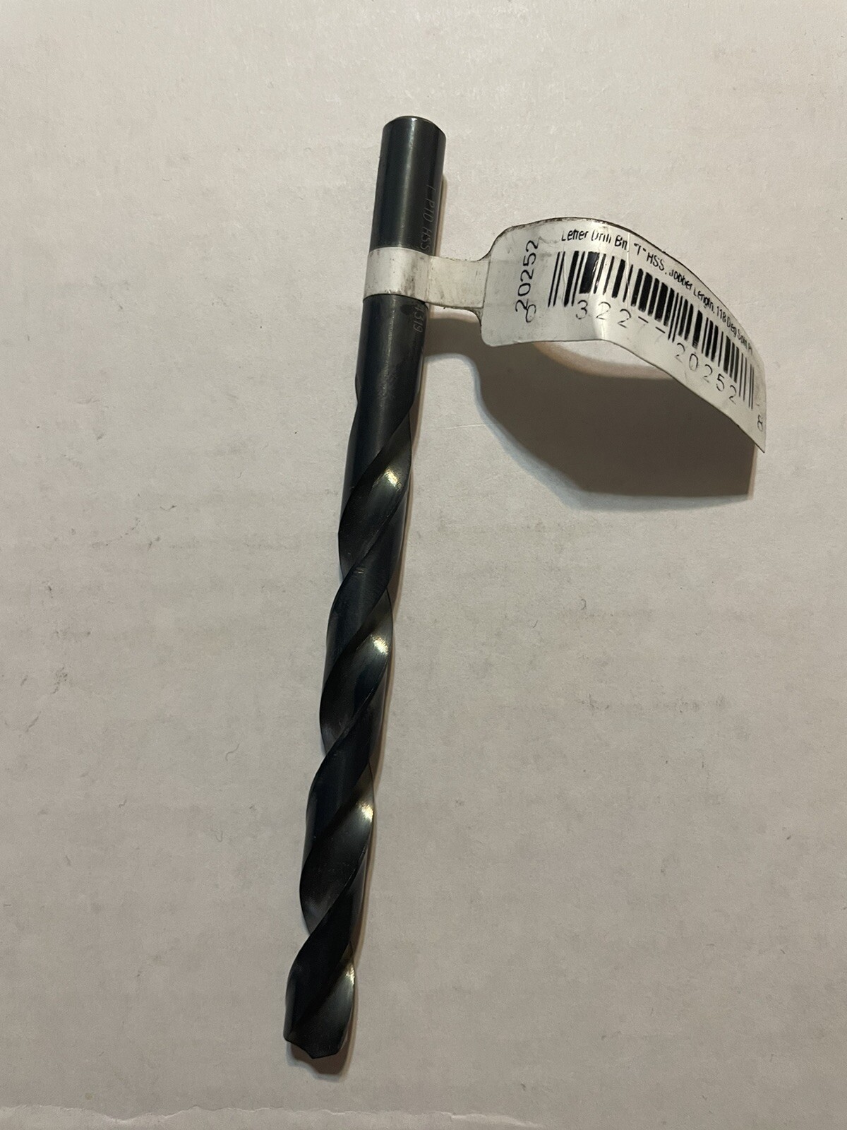 20252 Forney 3.58 in. L High Speed Steel T Letter Drill Bit 3/8 in. Round Shank