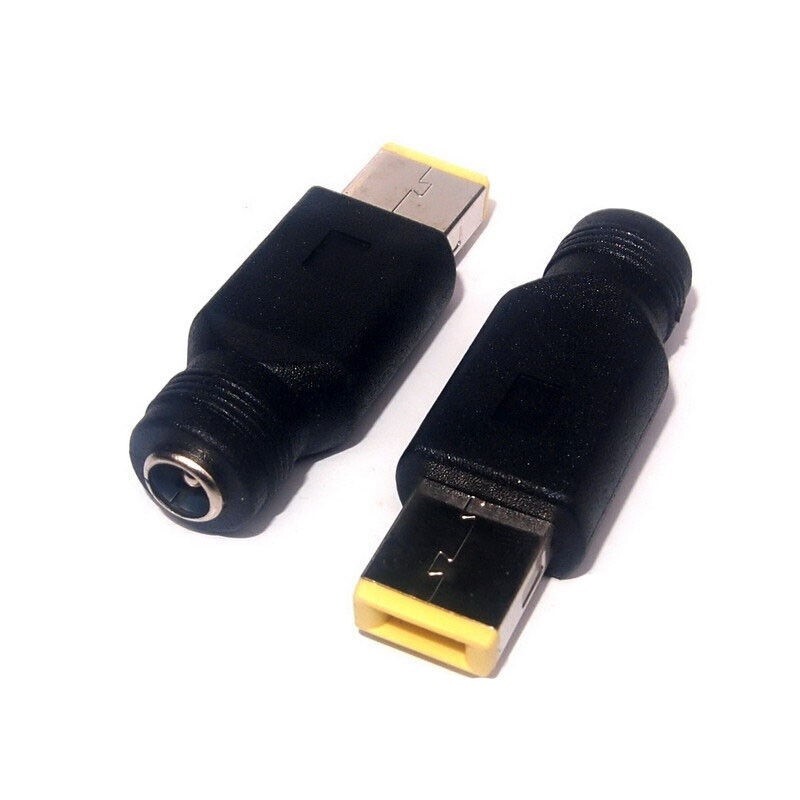x2 Lenovo Square Tip DC Adapter Jack Connector Female Power Supply 5.5x2.1mm
