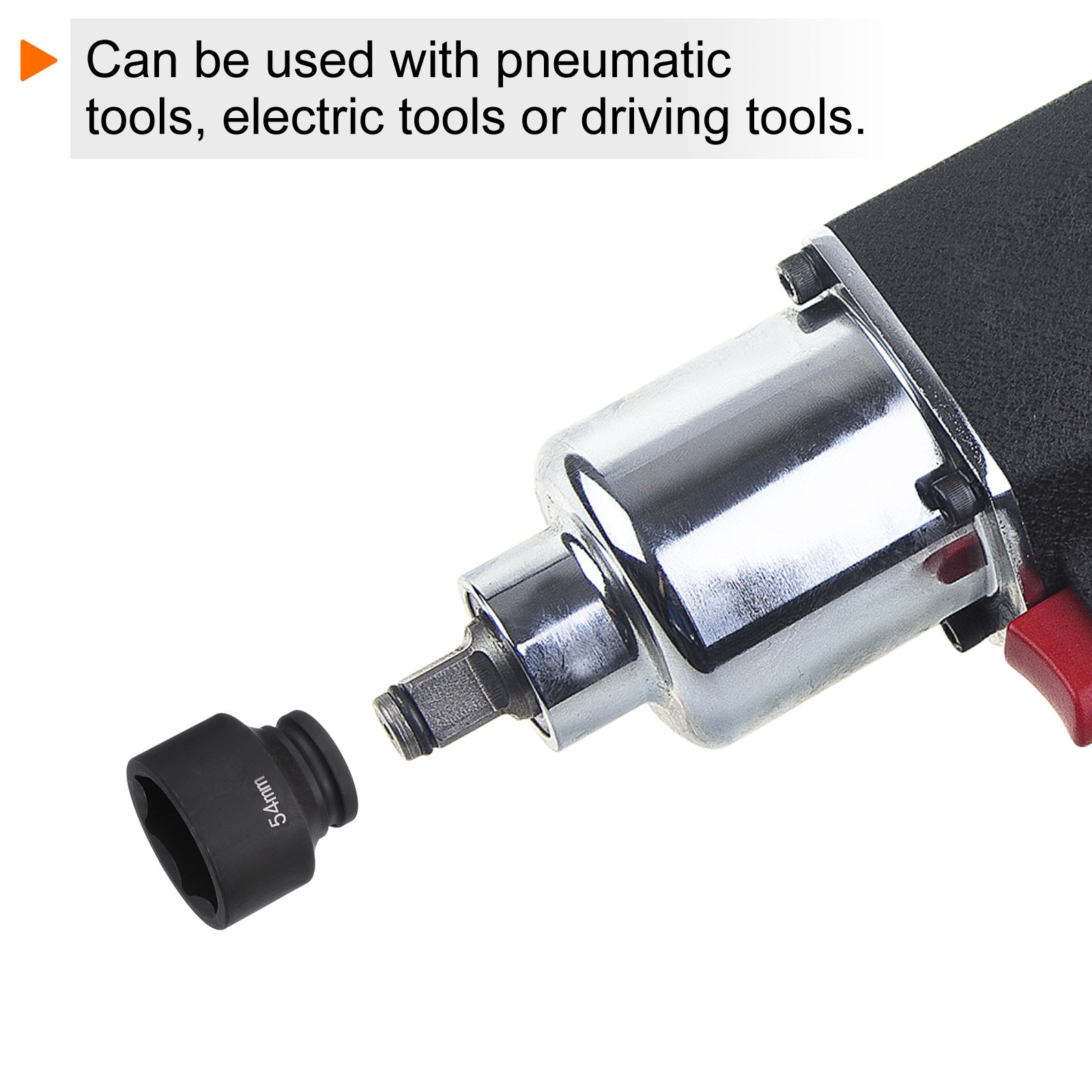 6 Point Impact Socket 3/4" Drive 54mm Metric 40Cr Impact Socket