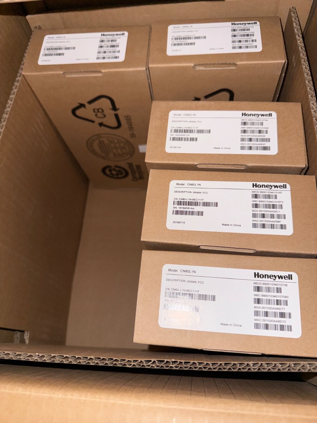 Honeywell Handheld Mobile Computer MPN: CN80-L1N-6EC111F WWAN CN80L1N - NIB