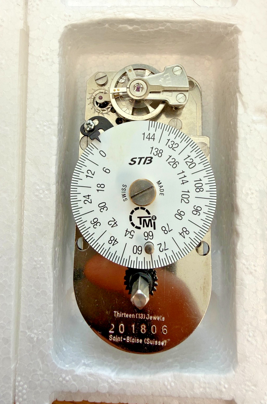 TIME MASTER TM104K TMI Replacement Round Bottom Time Lock Reset Movement