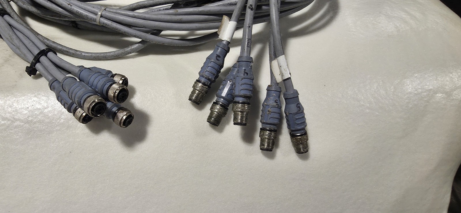 VALCO MELTON CORD SET MCP VERTICAL GLUE MACHINE CONTROLLER CABLE LOT