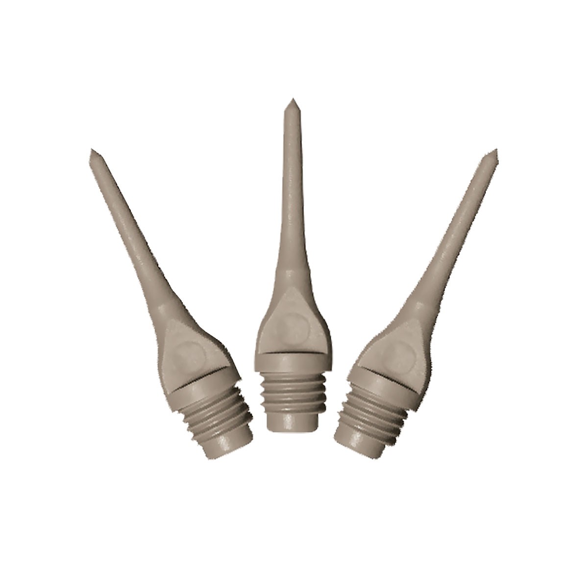 250 Gray Dart Replacement Soft Tips - 1/4"
