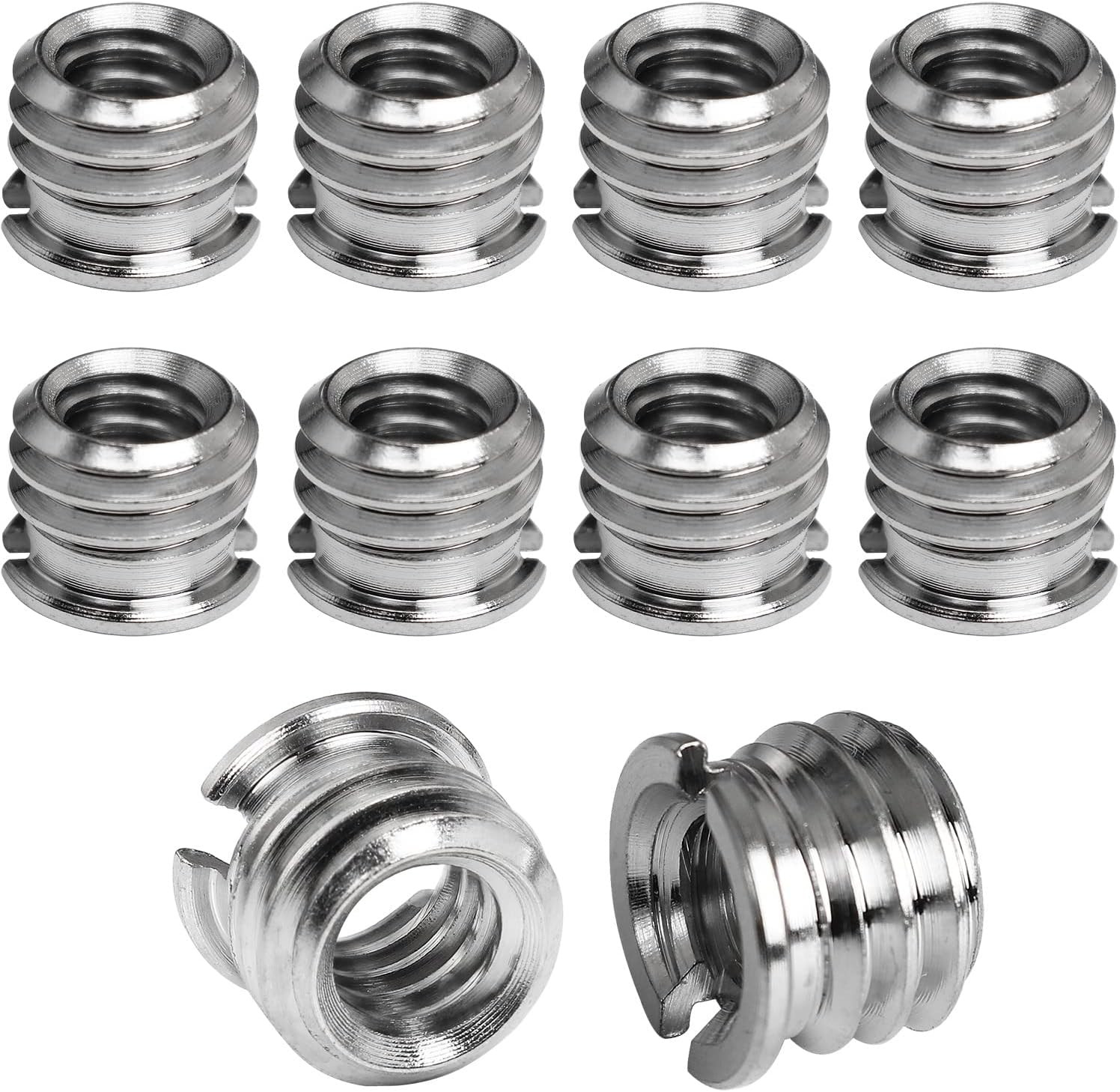 1/4"-20 Female to 3/8"-16 Male Tripod Thread Adapter  10PCS Standard Screw Adapt