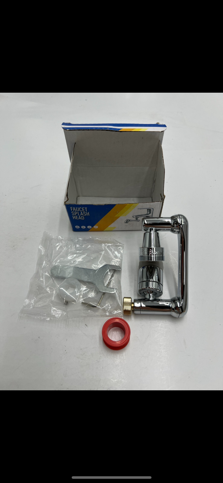 Swivel Extension Faucet Aerator Rotate Robotic Arm Tap Extender Universal
