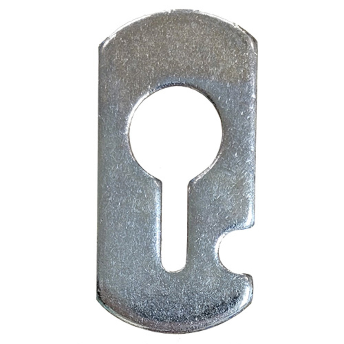 3" x 1.5" Heavy Duty Chain Door Keeper with Key Hole Ranch Gates Zinc Plated