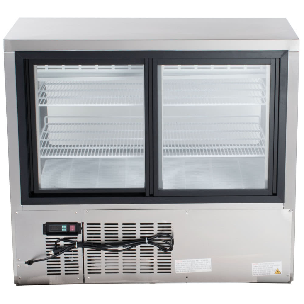 NEW DELI CASE 48" GLASS SHOW CASE REFRIGERATOR COOLER DISPLAY Bakery display 4'