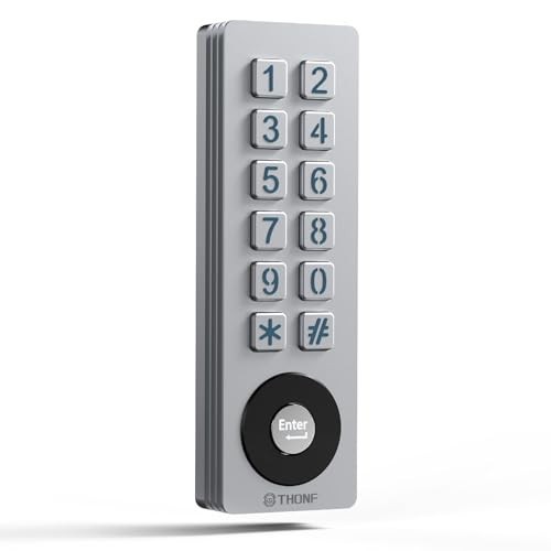 Wireless Keyless Garage Door Opener Keypad - Universal Metal Case Access System