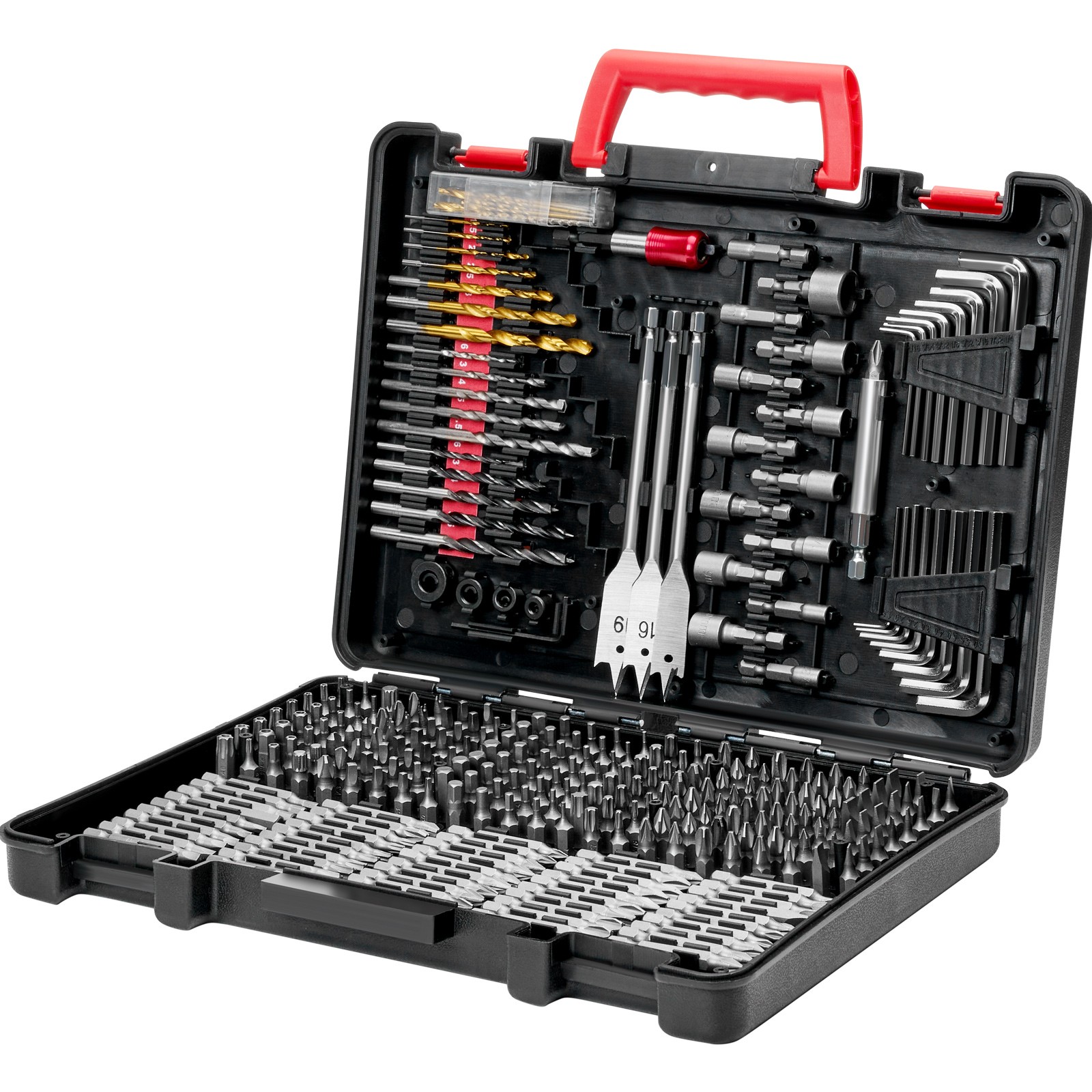 Uimoso Drill Bit Set 318PCS Screwdriver Bit Set with Carrying Case Multi-purpose
