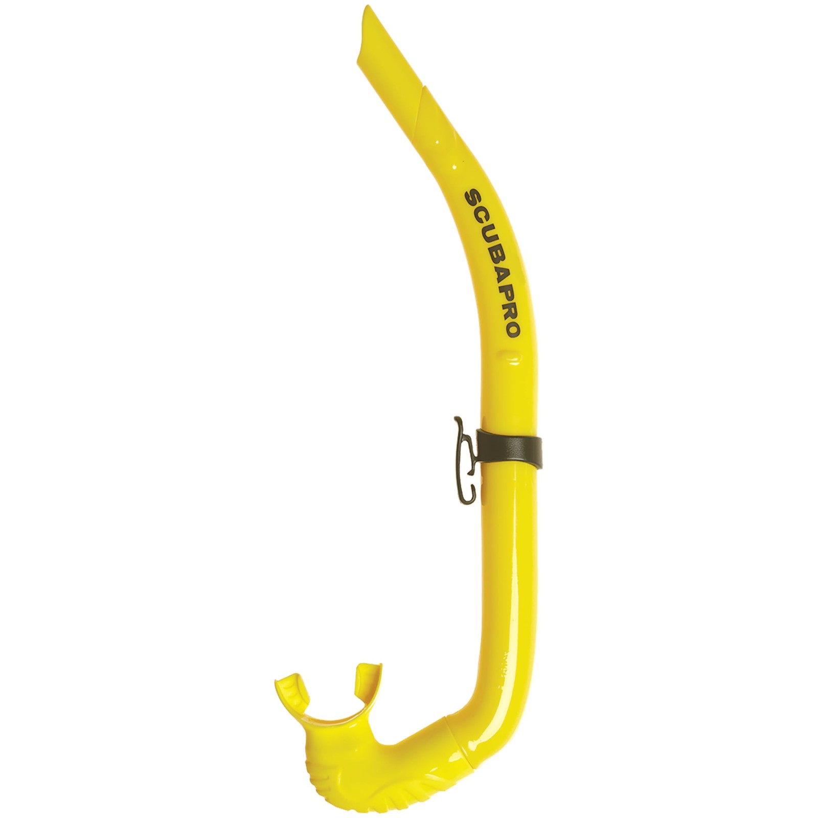 SCUBAPRO Apnea Snorkel for Freediving, Foldable J-Tube One Size, Yellow