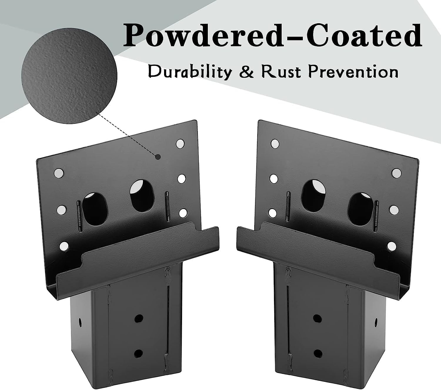 Black Steel Brackets for Shooting Platforms
