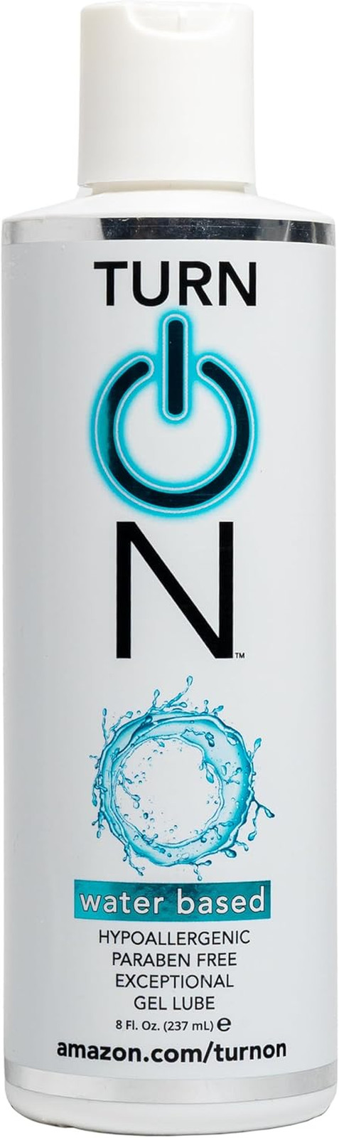 Turn on Water-Based Premium Personal Lubricant | Long Lasting, Ph Balanced, Hypo