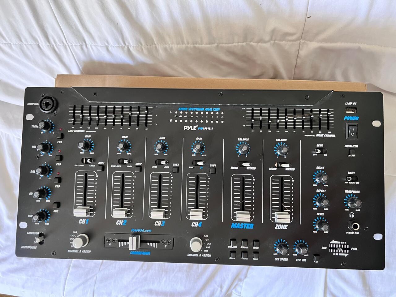 Pyle PYD1964B5 6-Channel Bluetooth DJ Mixer System