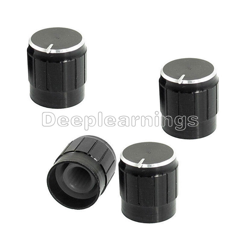 5PCS Useful Volume Control Rotary Knobs For 6mm Dia Potentiometer