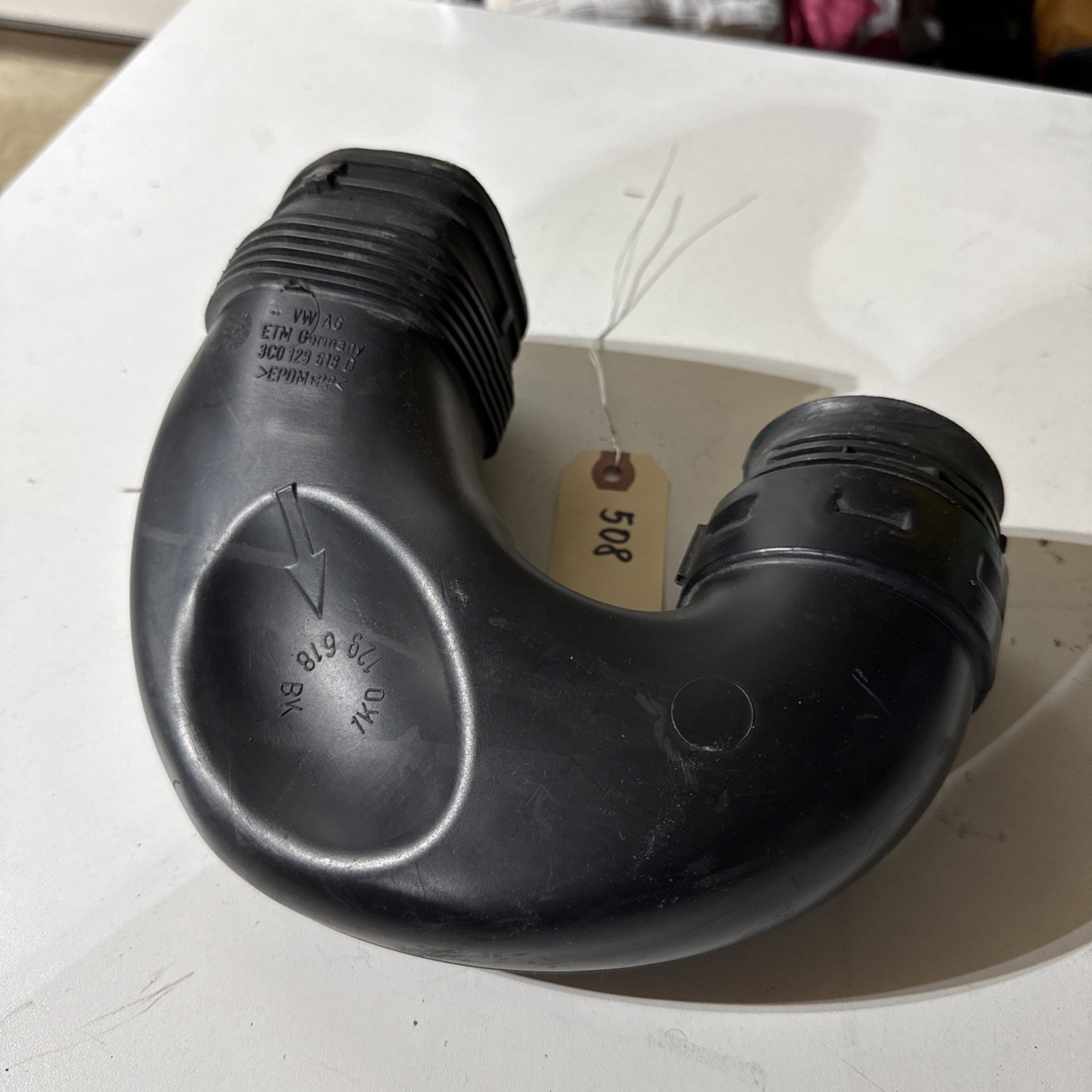 2010-2013 AUDI 2.0L Intake Air Duct Tube OEM #3C0129618D