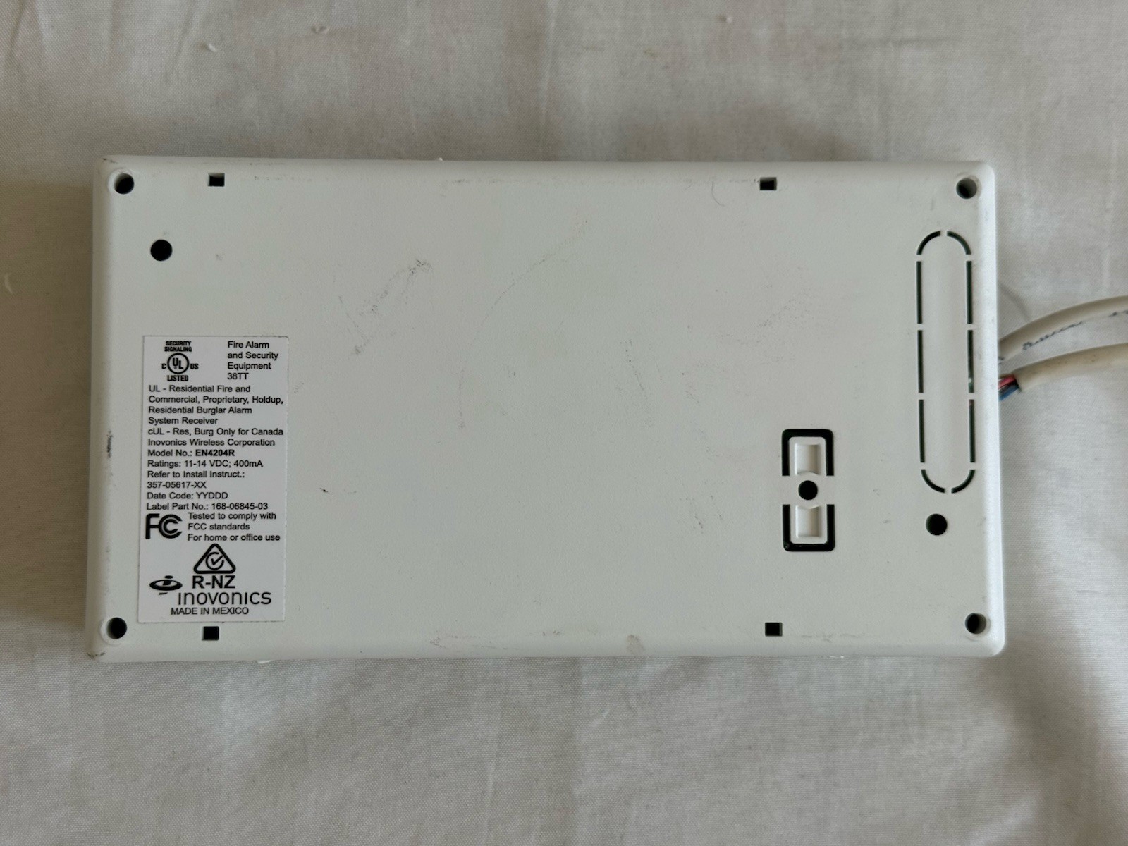 Inovonics EN4204R EchoStream 4-Zone Wireless Security Receiver w/ Harness