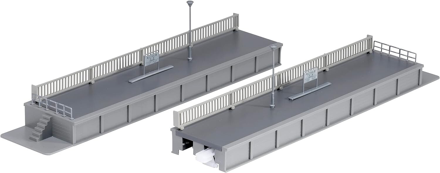 Kato N Scale ~ New 2026 USA ~ One-Sided Platform End #1 ~ Left & Right ~ 23-180