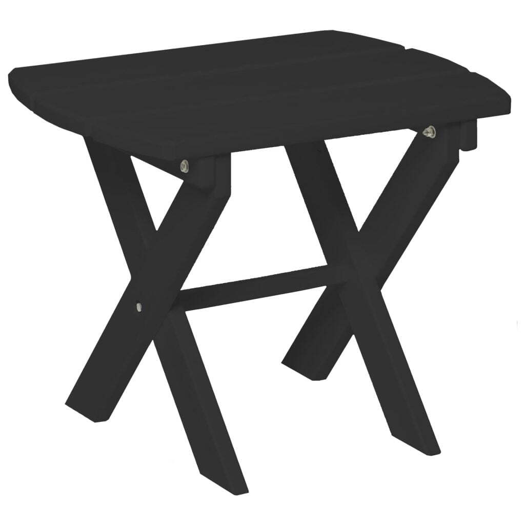 Outdoor Folding End Table In Poly Lumber