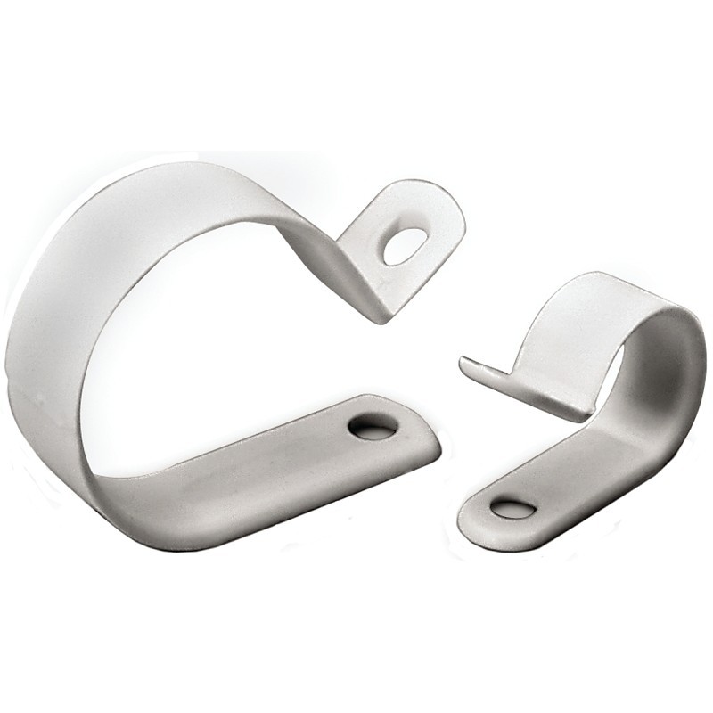 Gardner Bender PPC-1550 Cable Clamp, 1/2 in Max Bundle Dia, Plastic, White