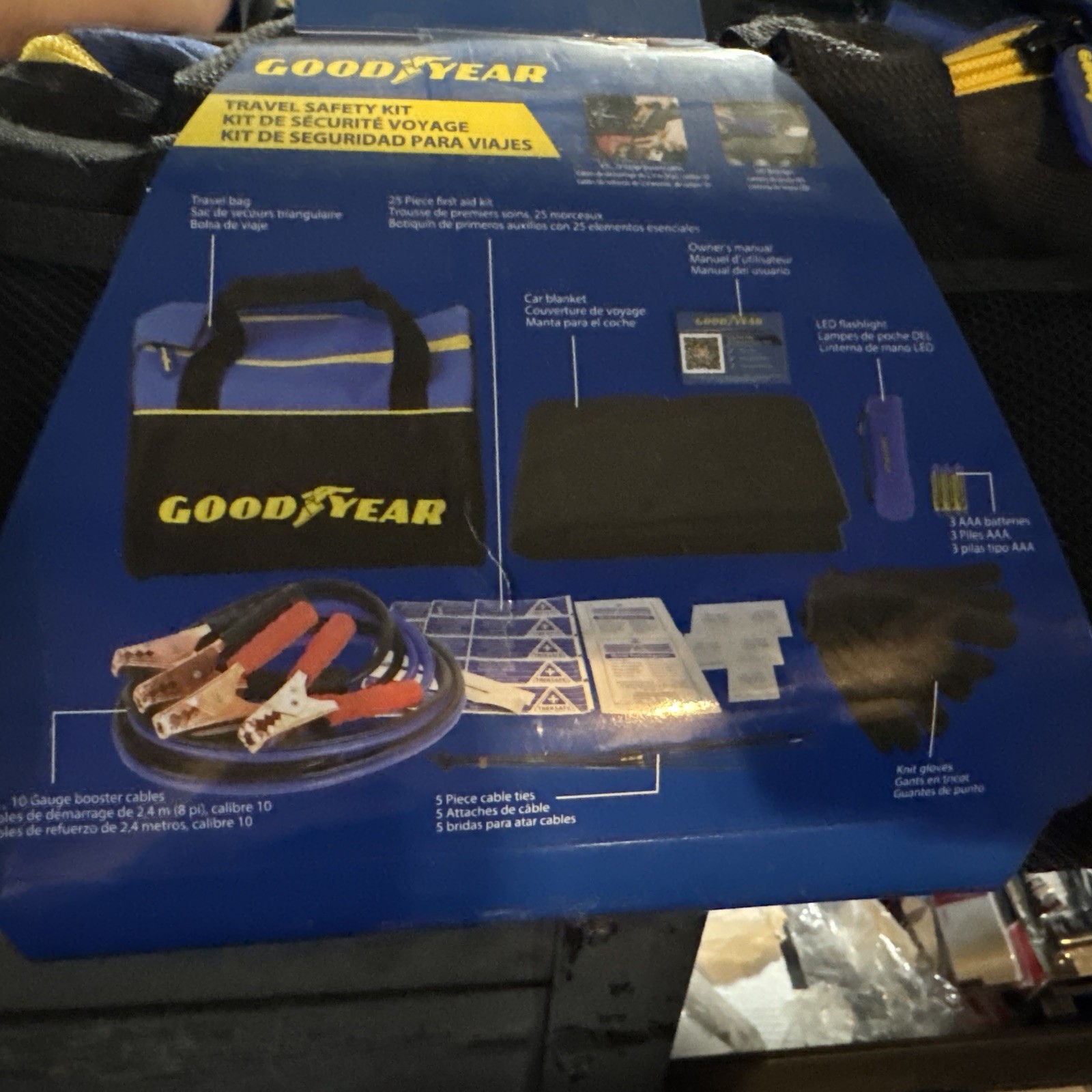 Goodyear Gy3005 Automotive Travel Safety Kit - Brand New!