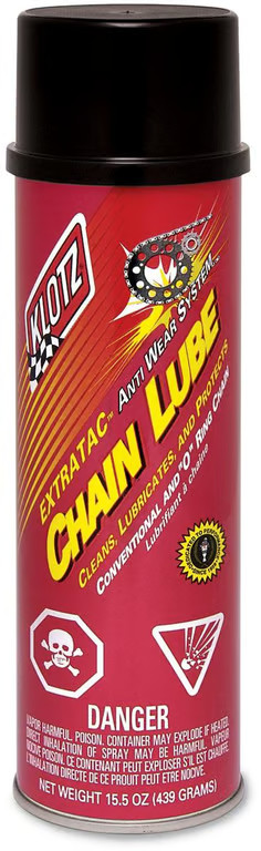 Klotz Oil Chain Lube - 15.5oz Aerosol Motorcycle ATV/UTV Street Bike Dirt Bike