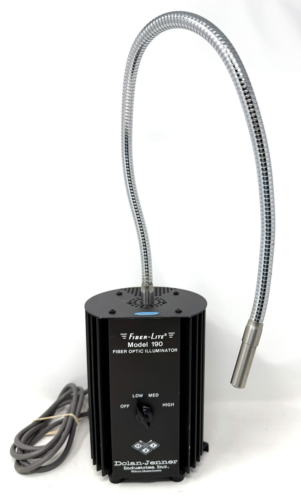 Dolan Jenner Fiber-Lite Model 190 Fiber Optic Illuminator with Gooseneck Lamp