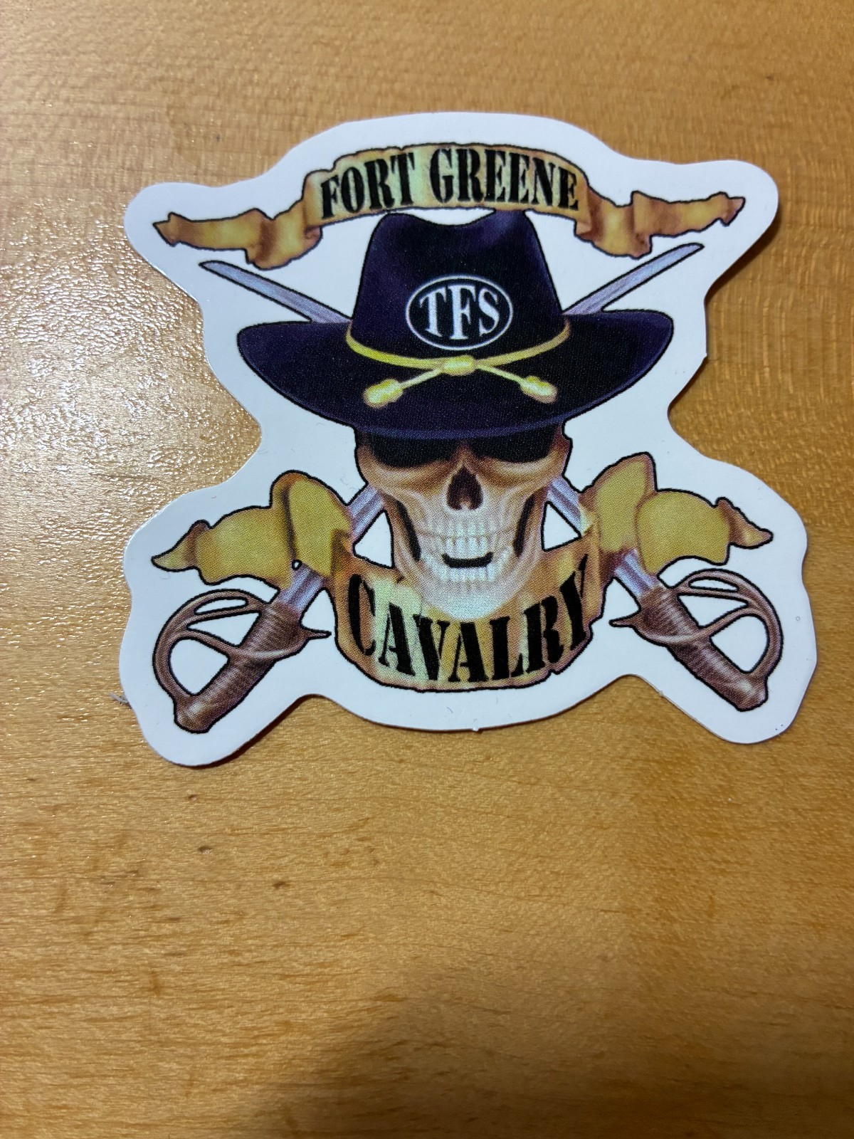 Fort Greene Cavalry sticker. Free Shipping