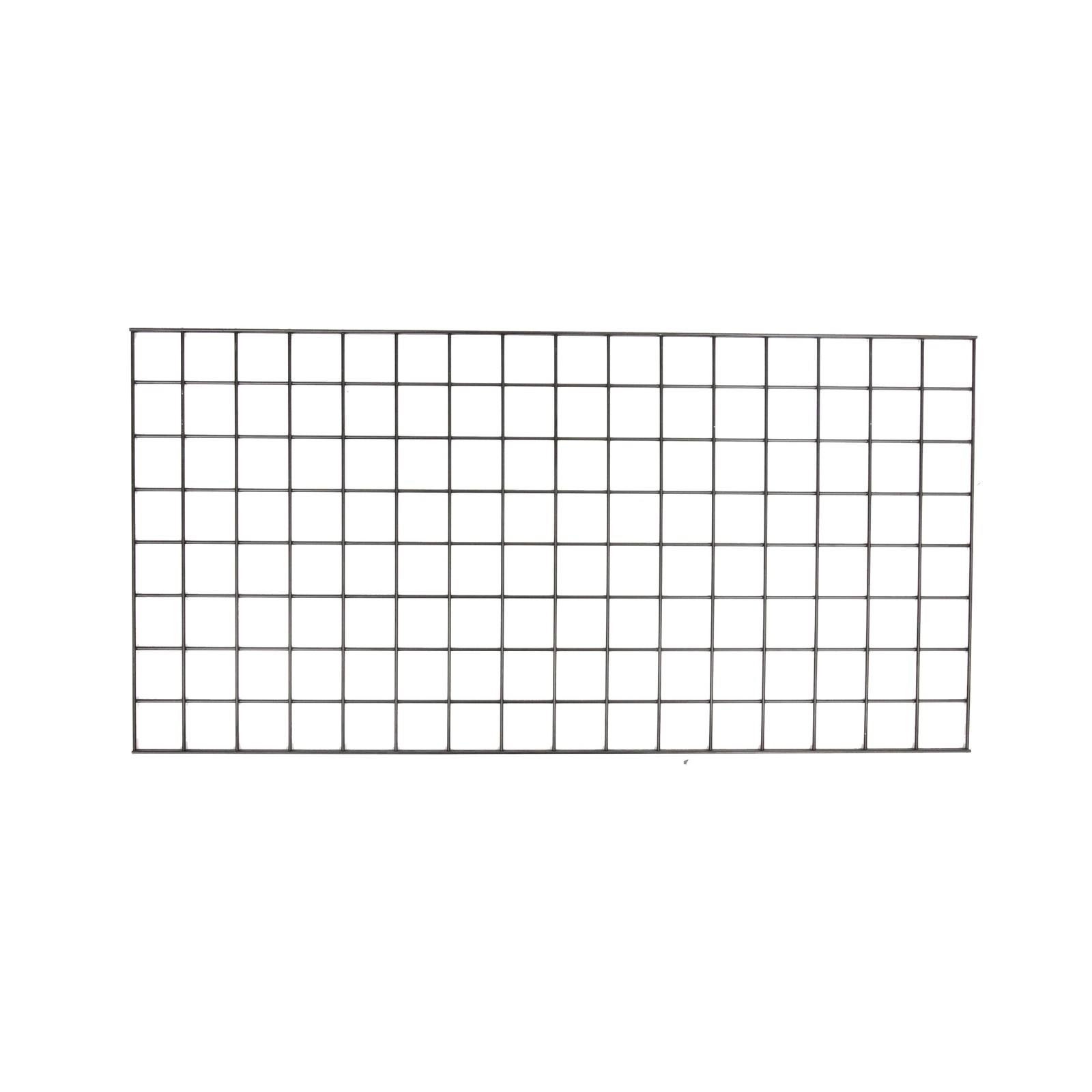 SSWBasics 2' x 4' Wire Grid Panel in Sleek Black - Sturdy Black Grid Wall
