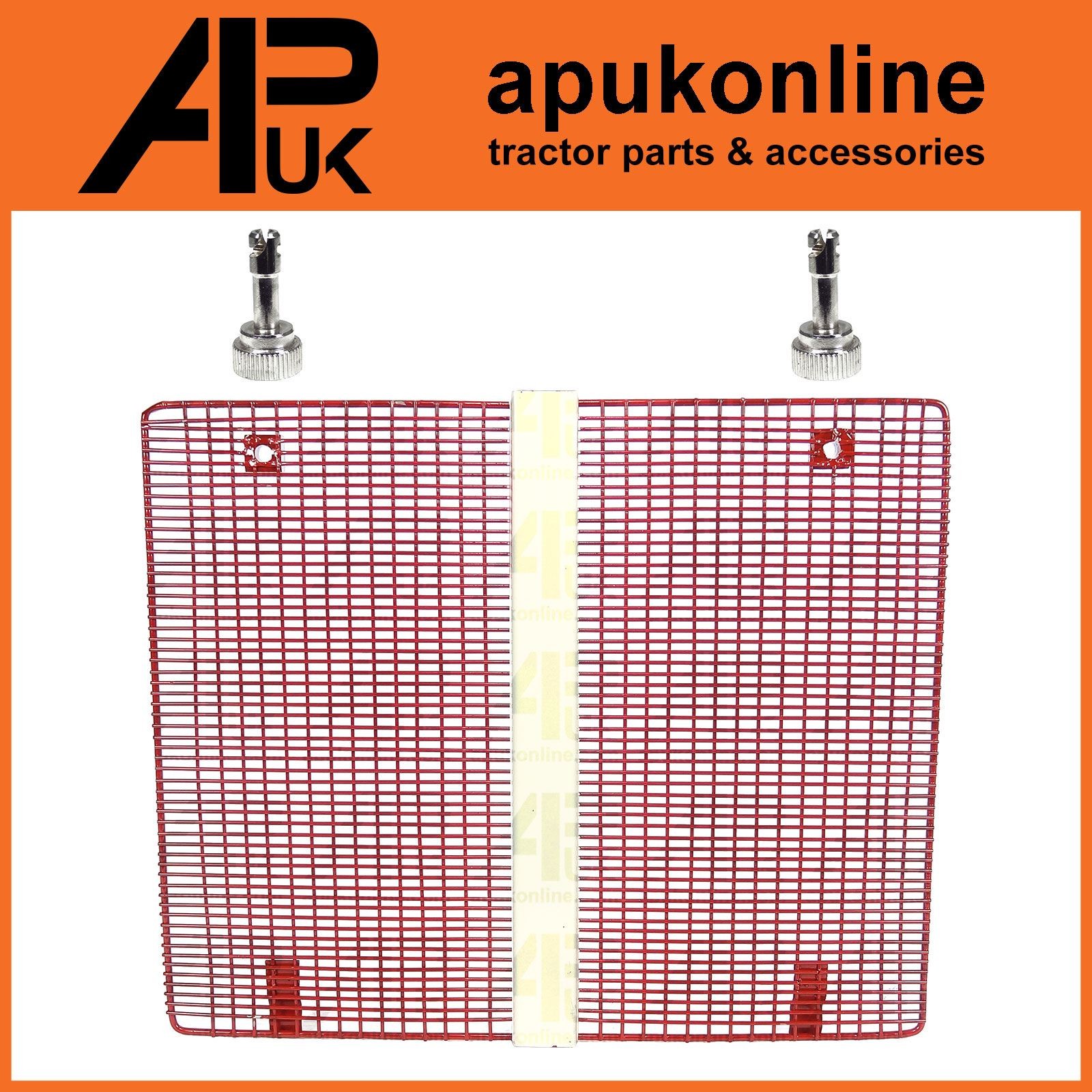 Lower Red Grille Mesh With Knob Screws for David Brown 880 990 995 996 Tractor
