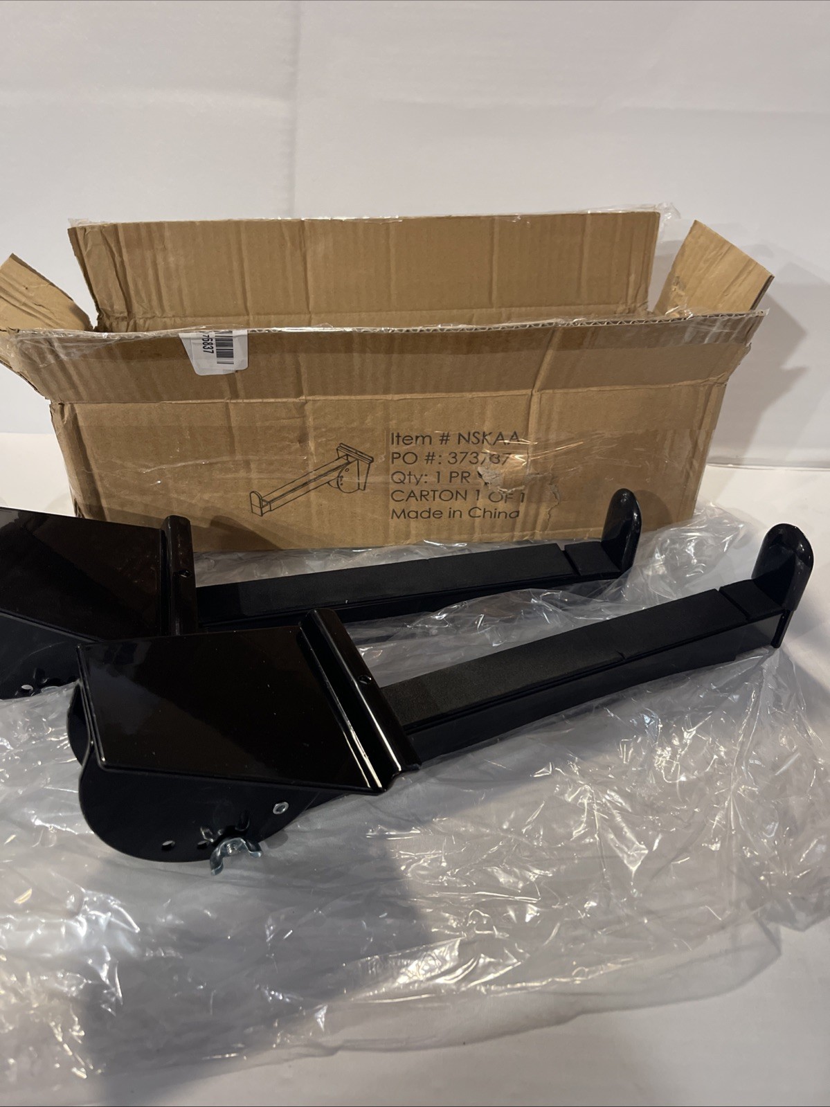 Display Heavy-Duty Steel Slatwall Panel Keyboard arms  New , Small Defect Read