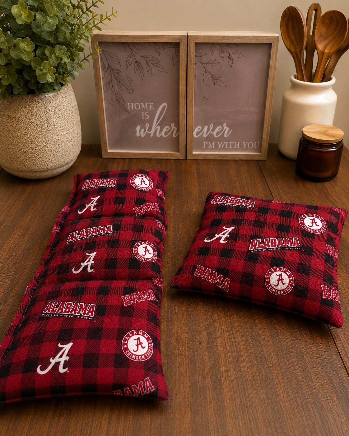 Alabama XL Microwave Neck Wrap | 3 lb Corn Heating Pad | Gift Box