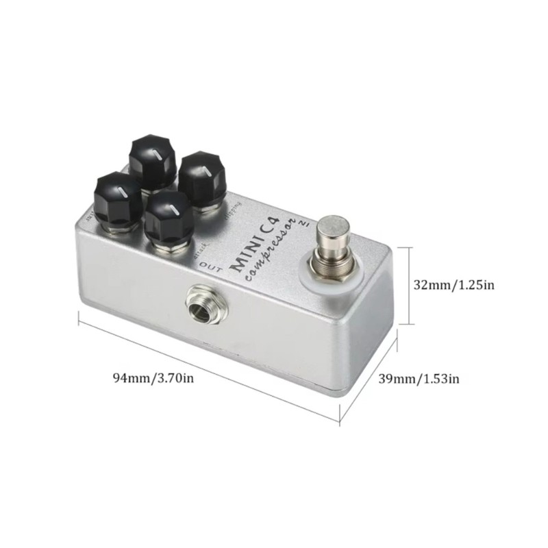 Guitar Effect Pedal True Bypass Overdrive 4 Modes Effector Guitar Accessories