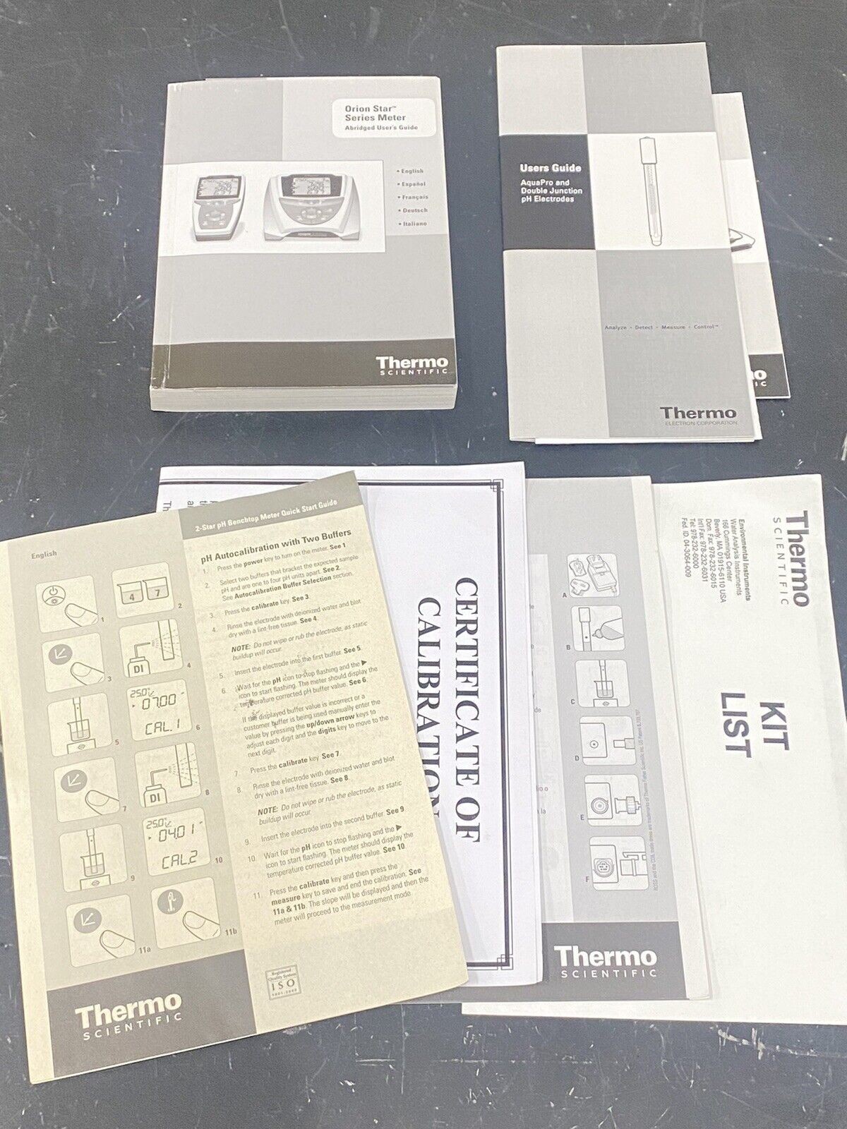 Thermo Scientific Orion Star Meter - User Guide / Manual / Instructions Book