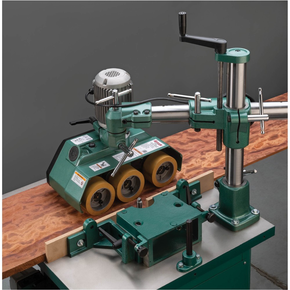 T33924 1 HP Variable-Speed 3-Roller Power Feeder, Single-Phase
