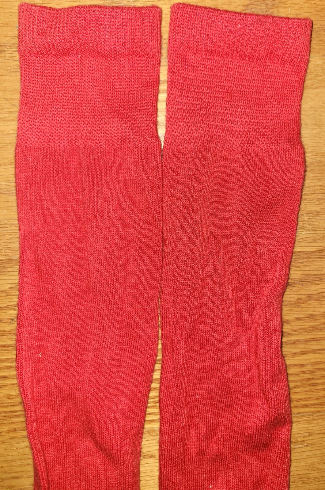Red Baseball Knee High Sock LARGE