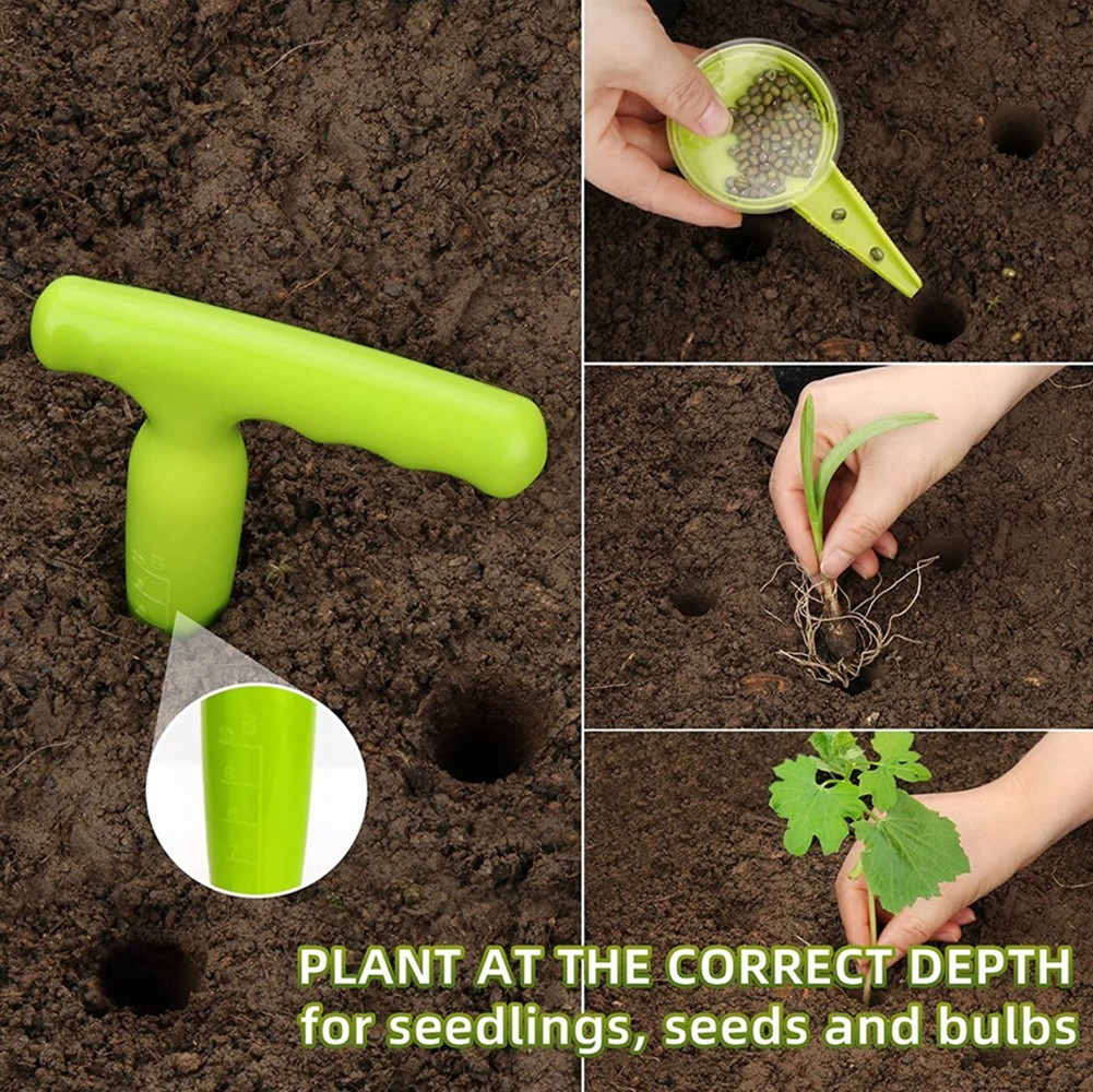 Potting And Transplanting Sower Tool Ergonomic Grip Comfortable Handle