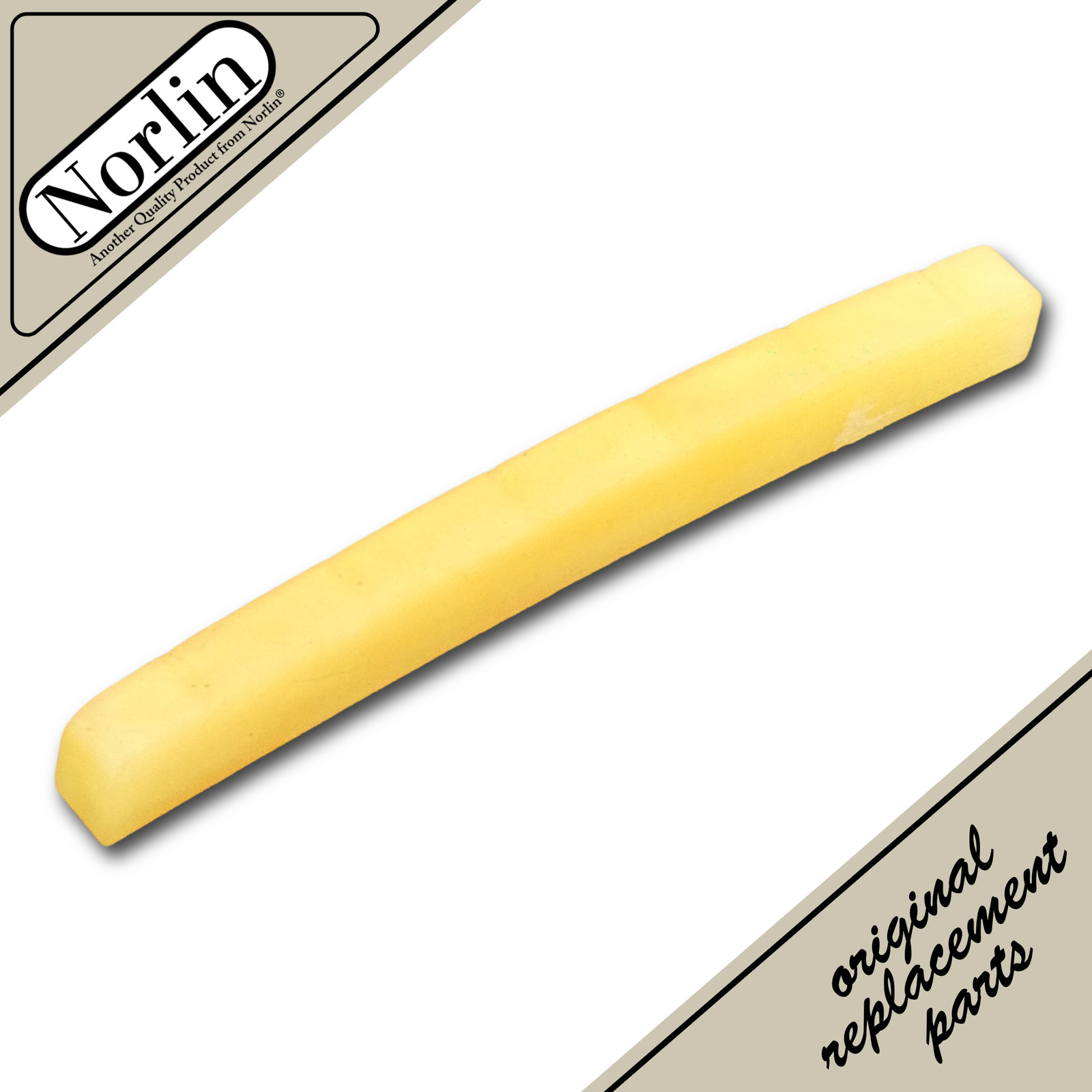 Norlin Shaped & Slotted Vintage Bone Nut for Fender® Stratocaster® & Telecaster®