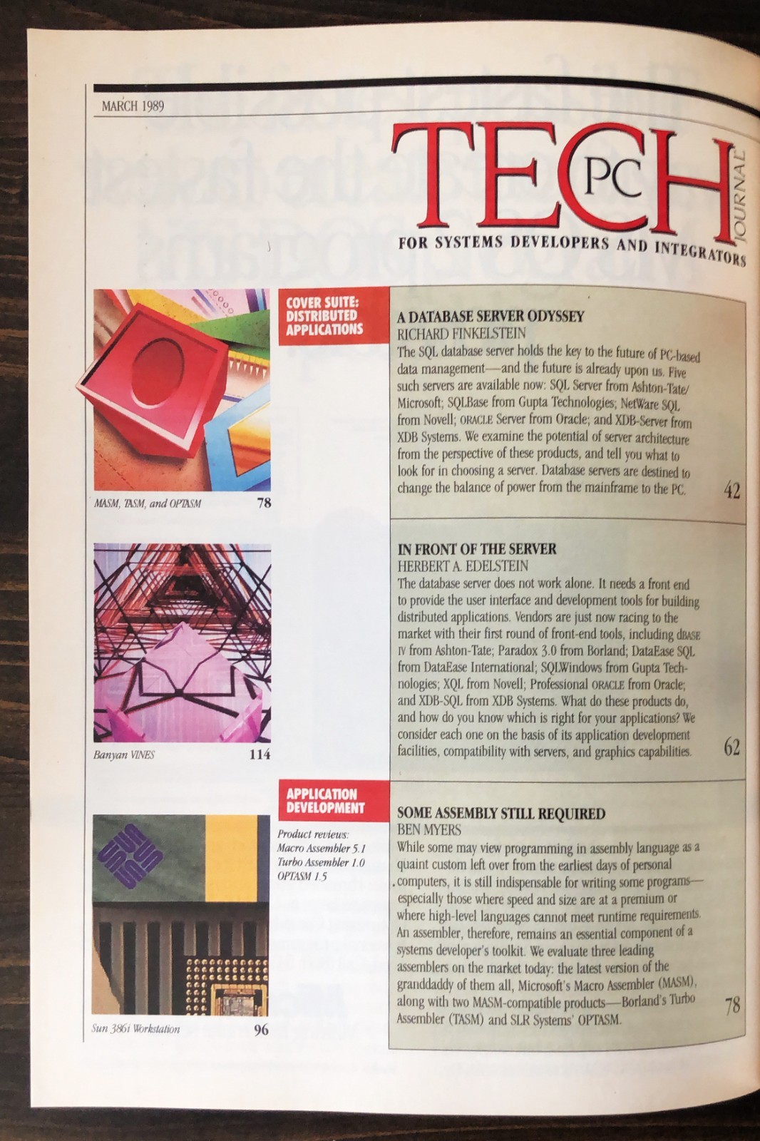 PC Tech Journal Magazine, March 1989, Vol. 7 No. 3 IBM Personal Computer Users