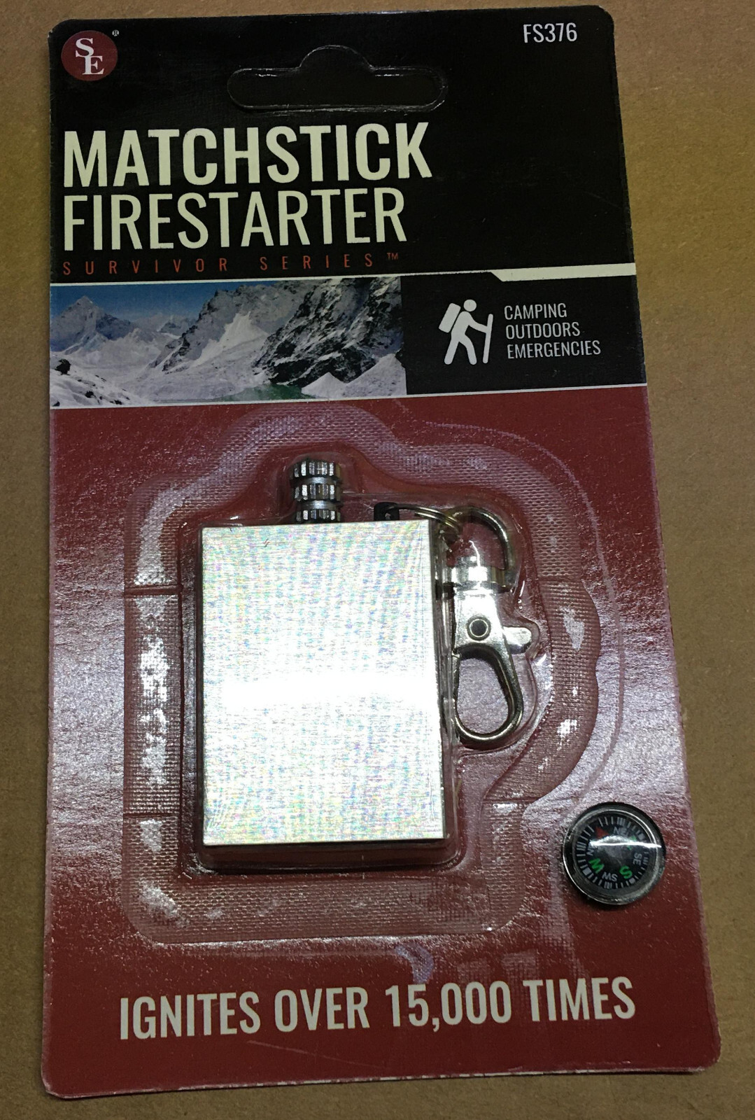 Flint Striker Fire Starter matchstick firestarter survival hunt camping fish
