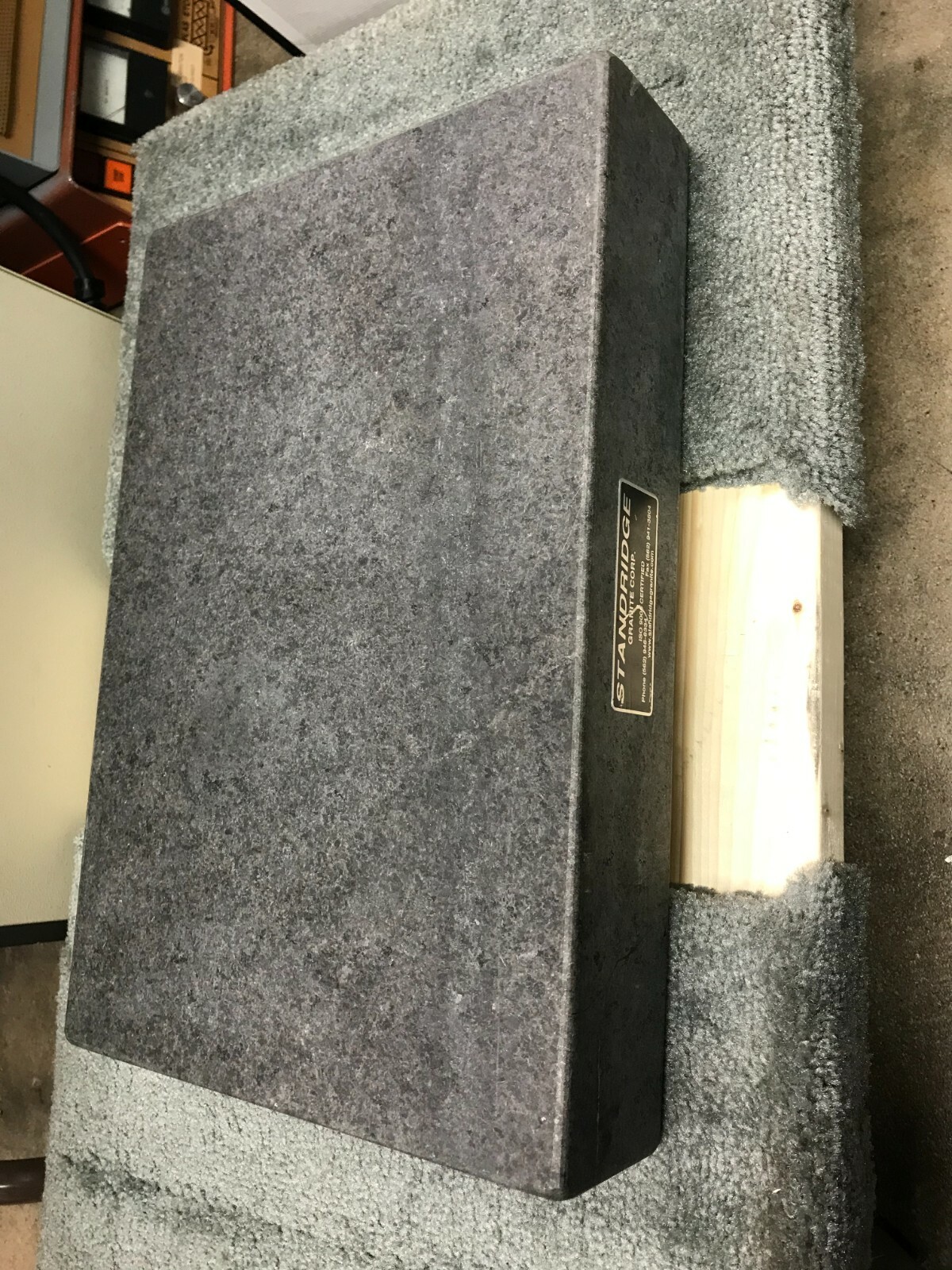 Standridge Granite Surface Plate 18" x 12" x 4.5"