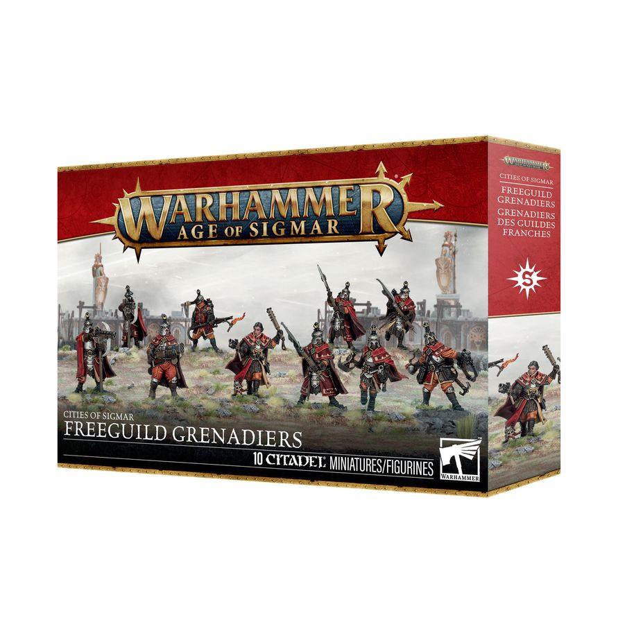 Warhammer Age of Sigmar Cities of Sigmar: Freeguild Grenadiers NIB!