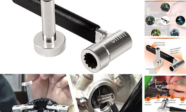 Valve Tappet Adjusting Wrench Tool Kit for Motorcycles ATVs & ATCs, Include