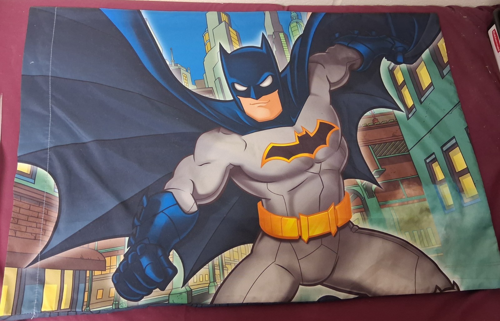Batman And Batmobile Standard Size Pillowcase